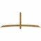 Ekena Millwork Bellingham Rough Sawn Timber Gable Bracket, Western Red Cedar, 96"W x 36"H x 4"D x 4"F, 9/12 Pitch GBW096X36X0404BEL00RWR - alternate 1